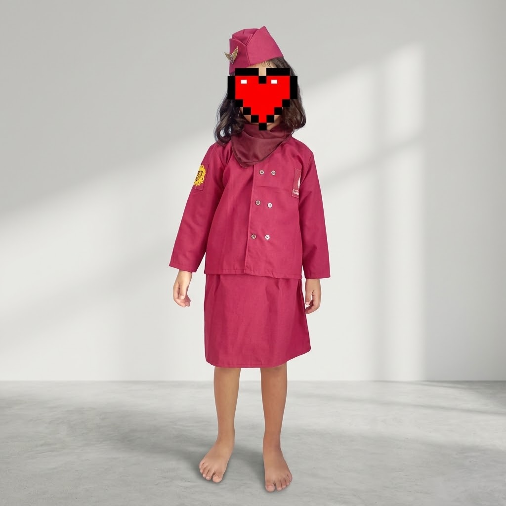 Seragam Pramugari Cilik Maskapai (Stewardess Junior)